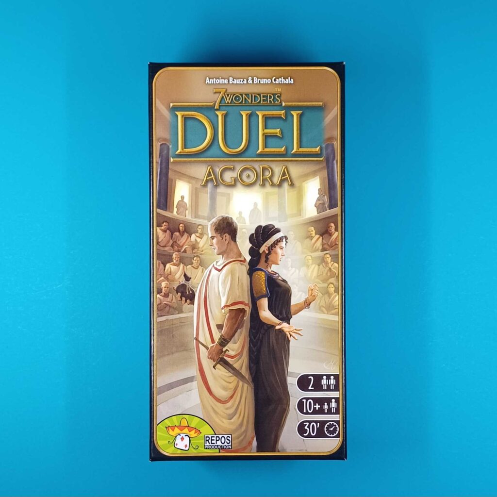 7 Wonders Duel – Agora – Leerbox & Inlay (ohne Spielmaterial)