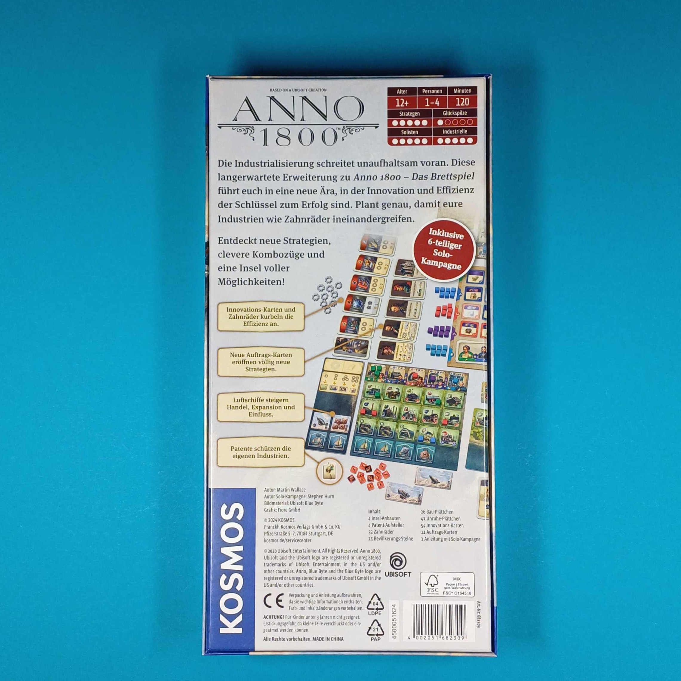 ANNO 1800 Die Erweiterung – Leerbox (ohne Spielmaterial) – Bild 2