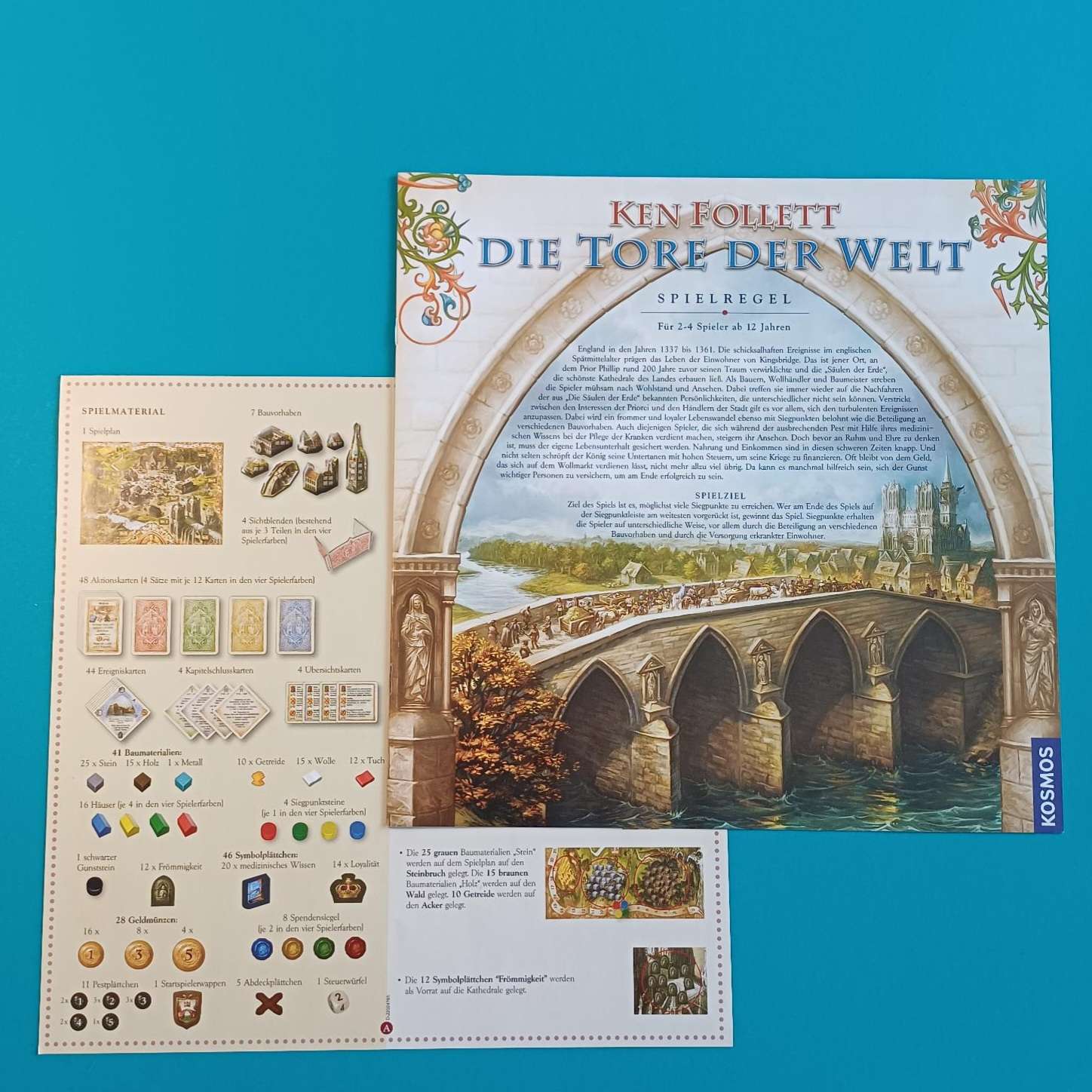 Die Tore der Welt - spielbar (3 Aktionskarten fehlen, für 3 Spieler vollständig) – Bild 3