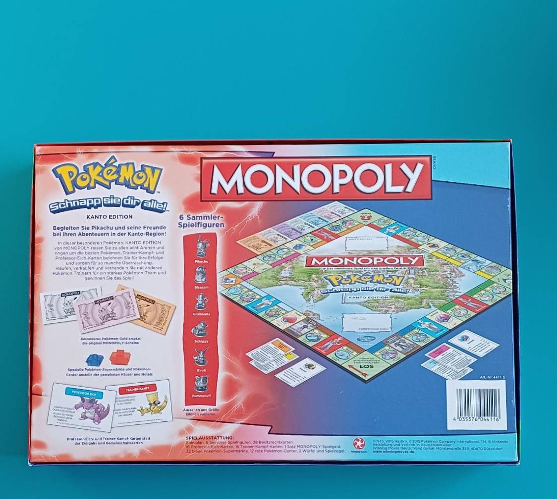 Monopoly Pokémon - Kanto Edition - vollständig – Bild 2