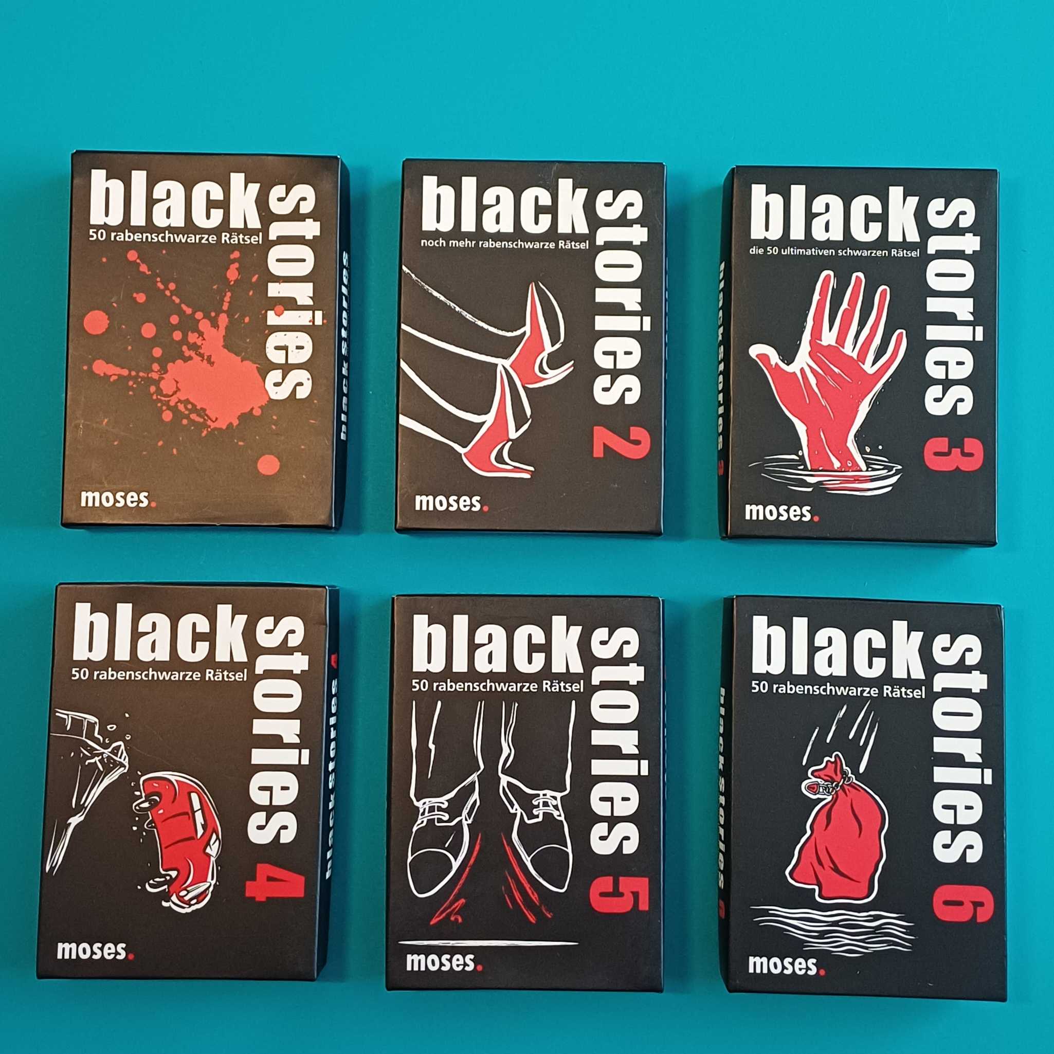 Black Stories Bundle 1–6 – vollständig – sehr guter Zustand