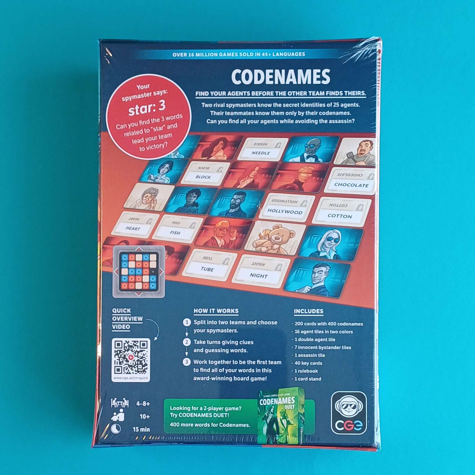 Codenames (englische Version) – neu – Bild 2