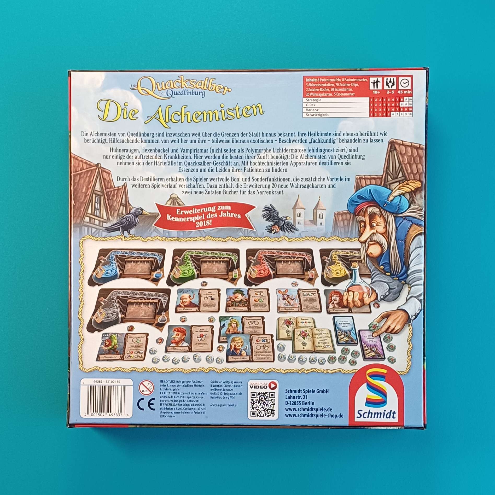 Quacksalber von Quedlinburg – Die Alchemisten – Leerbox & Inlay (ohne Spielmaterial) – Bild 2