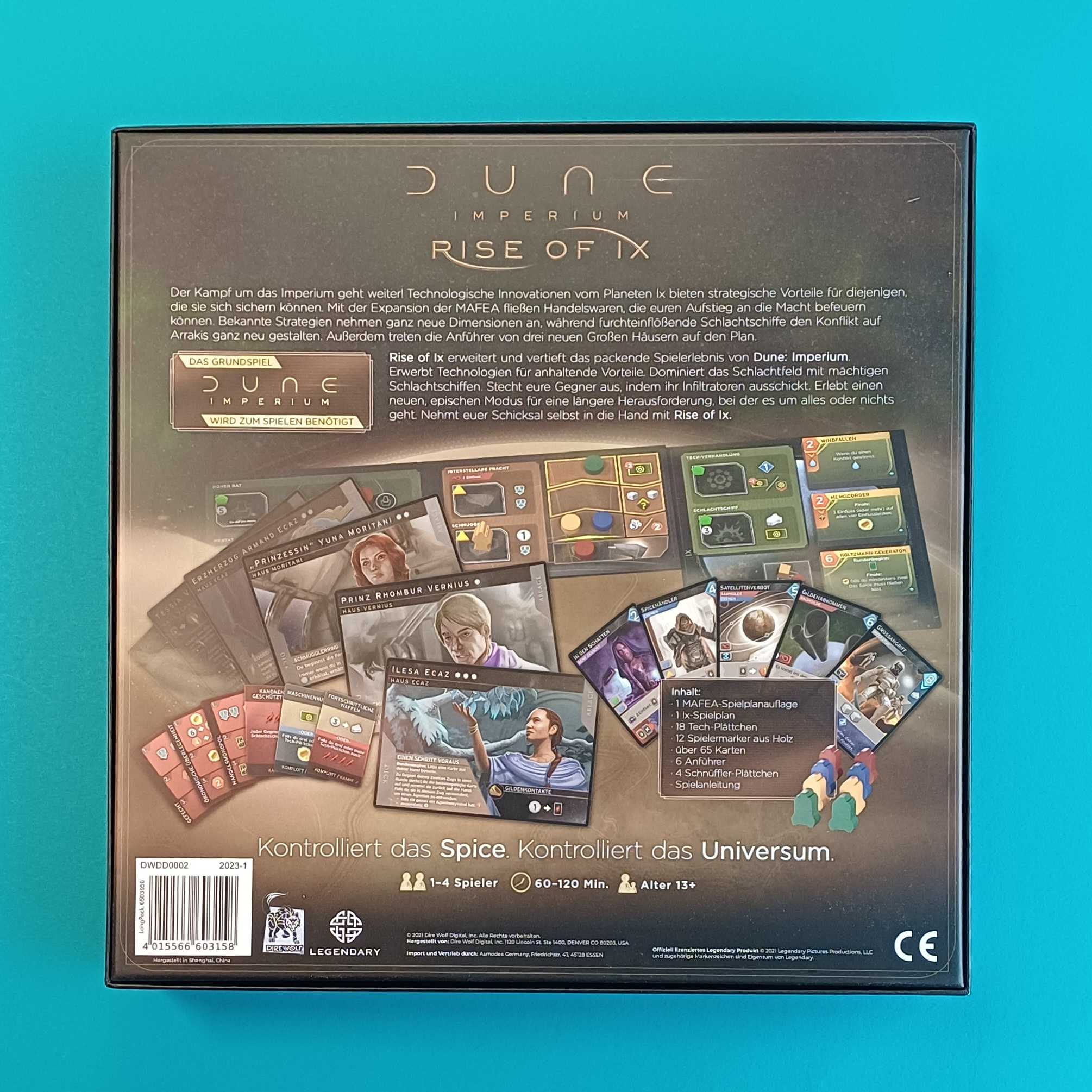 Dune: Imperium – Rise of Ix – Leerbox & Inlay (ohne Spielmaterial) – Bild 2