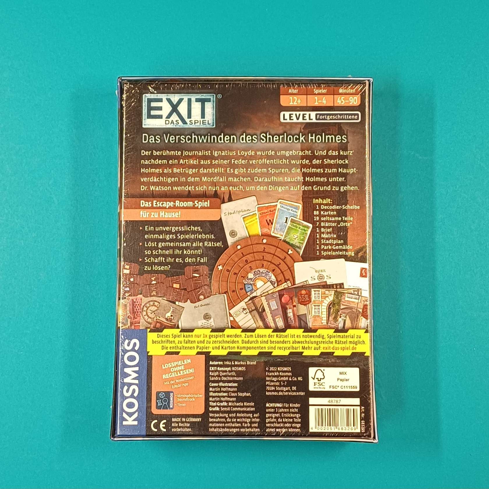 EXIT® – Das Spiel: Das Verschwinden des Sherlock Holmes - neu – Bild 2