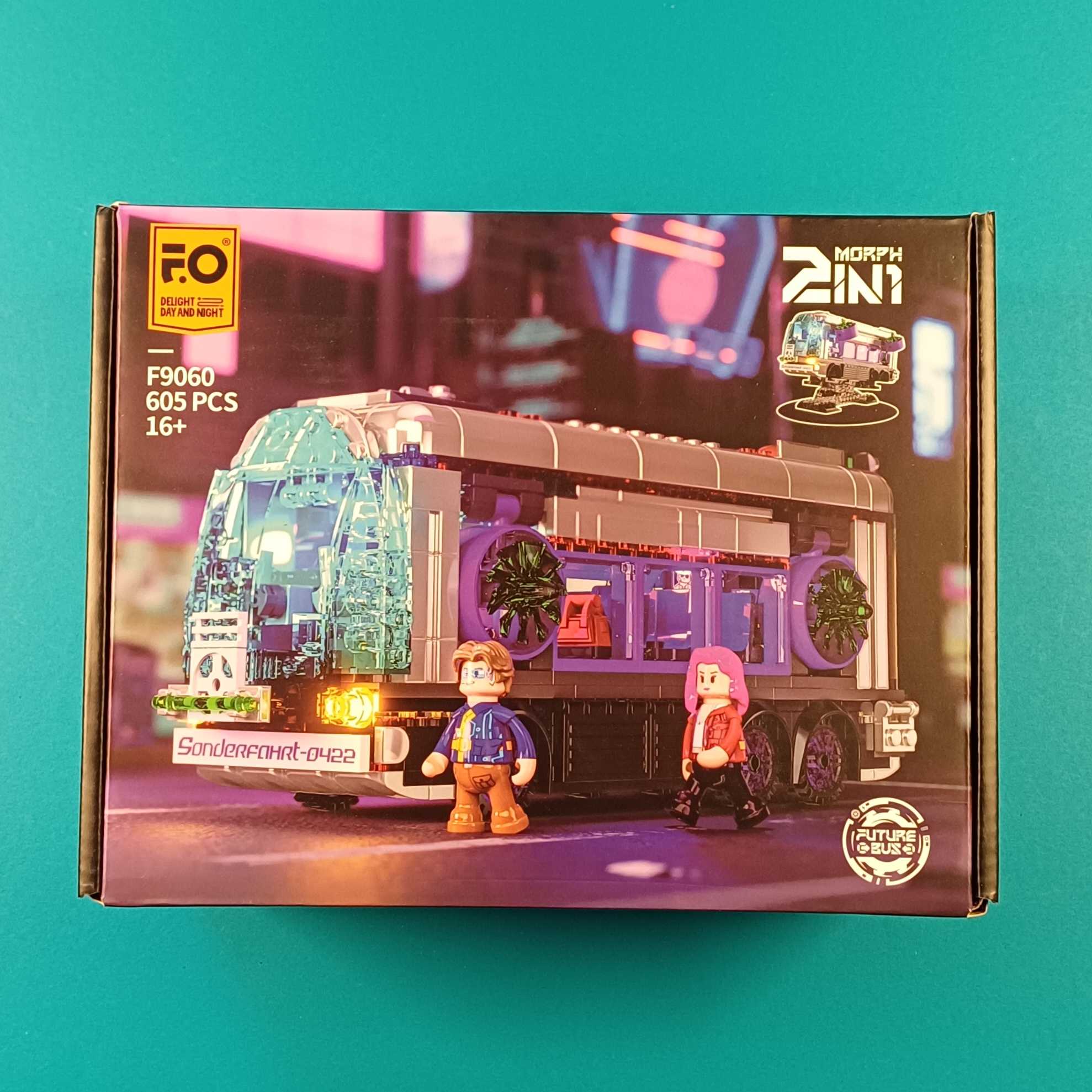 FunWhole Future Bus, F9060, 605 Teile – neu