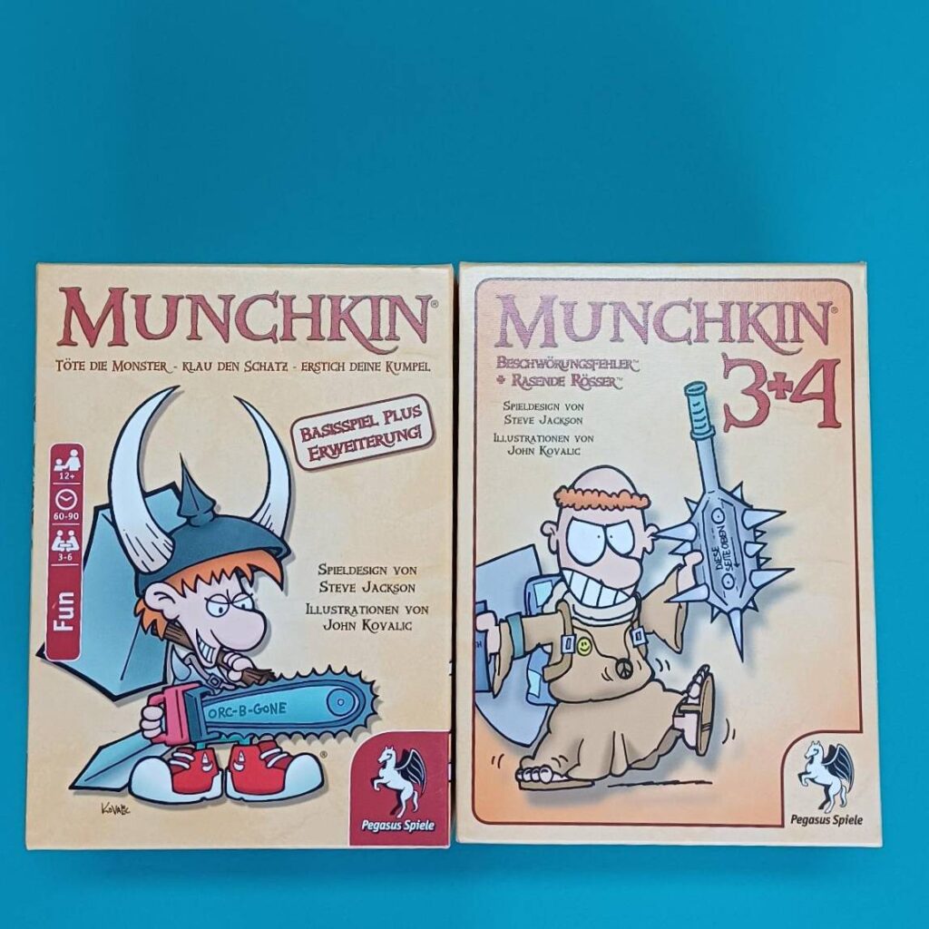 Munchkin Bundle (2 Boxen: Basisspiel + Erweiterungen 2–4)