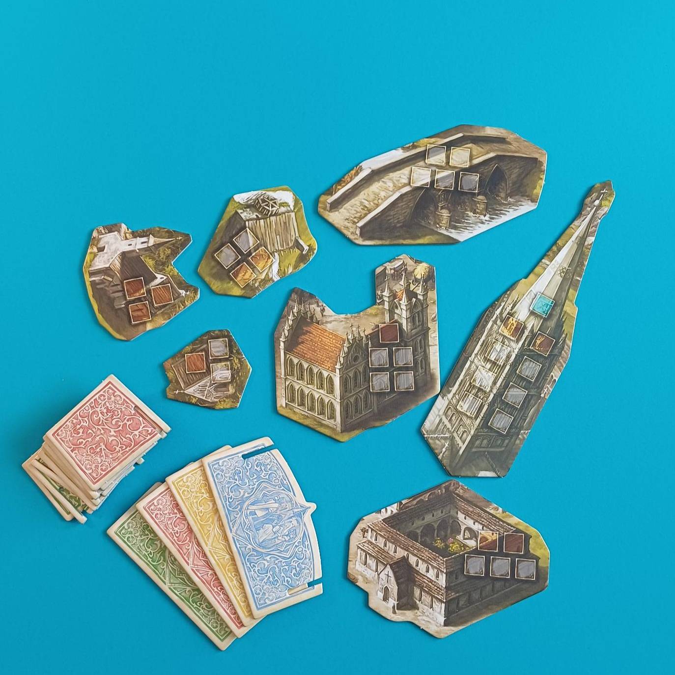 Die Tore der Welt - spielbar (3 Aktionskarten fehlen, für 3 Spieler vollständig) – Bild 6