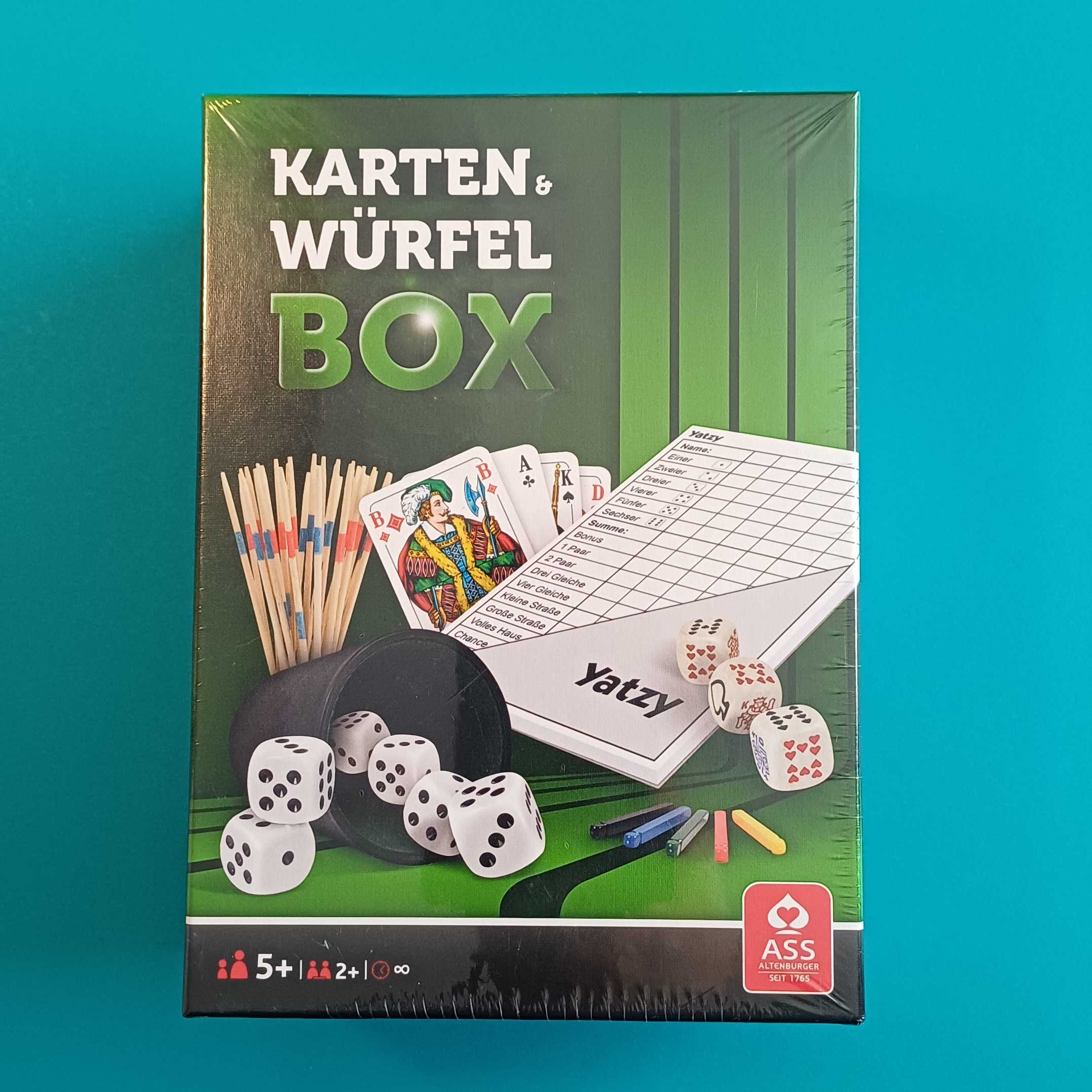 Karten & Würfel Box – neu