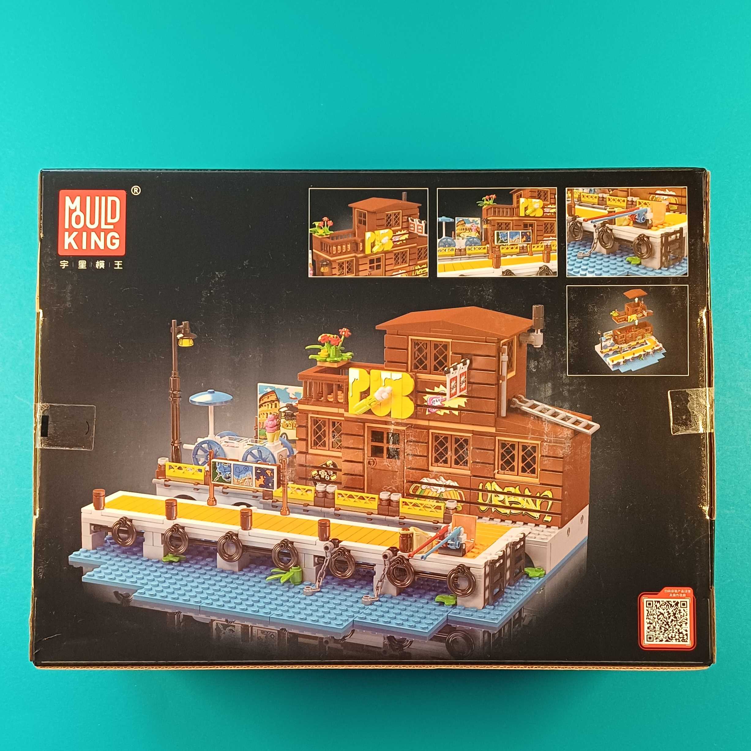 Mould King Dockside Tavern – Klemmbaustein-Set Nr. 10108 (842 Teile) – neu – Bild 2