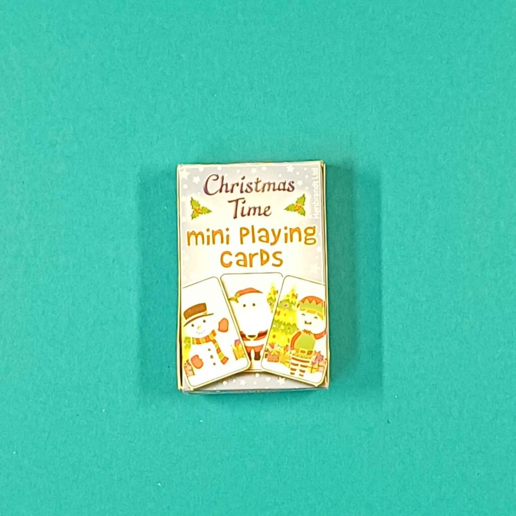 Mini Christmas Playing Cards
