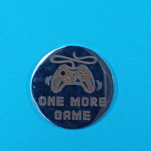 Wahl-Münze "Time for bed - One more game"