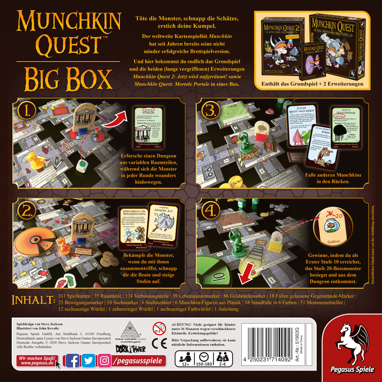 Munchkin Quest Big Box - neu – Bild 2