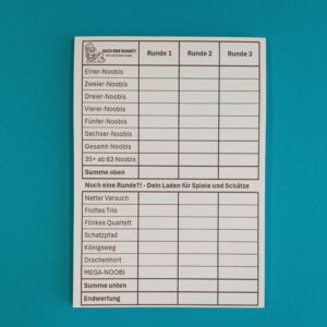 Noobi Würfelglück – Würfelblock-Spiel - neu