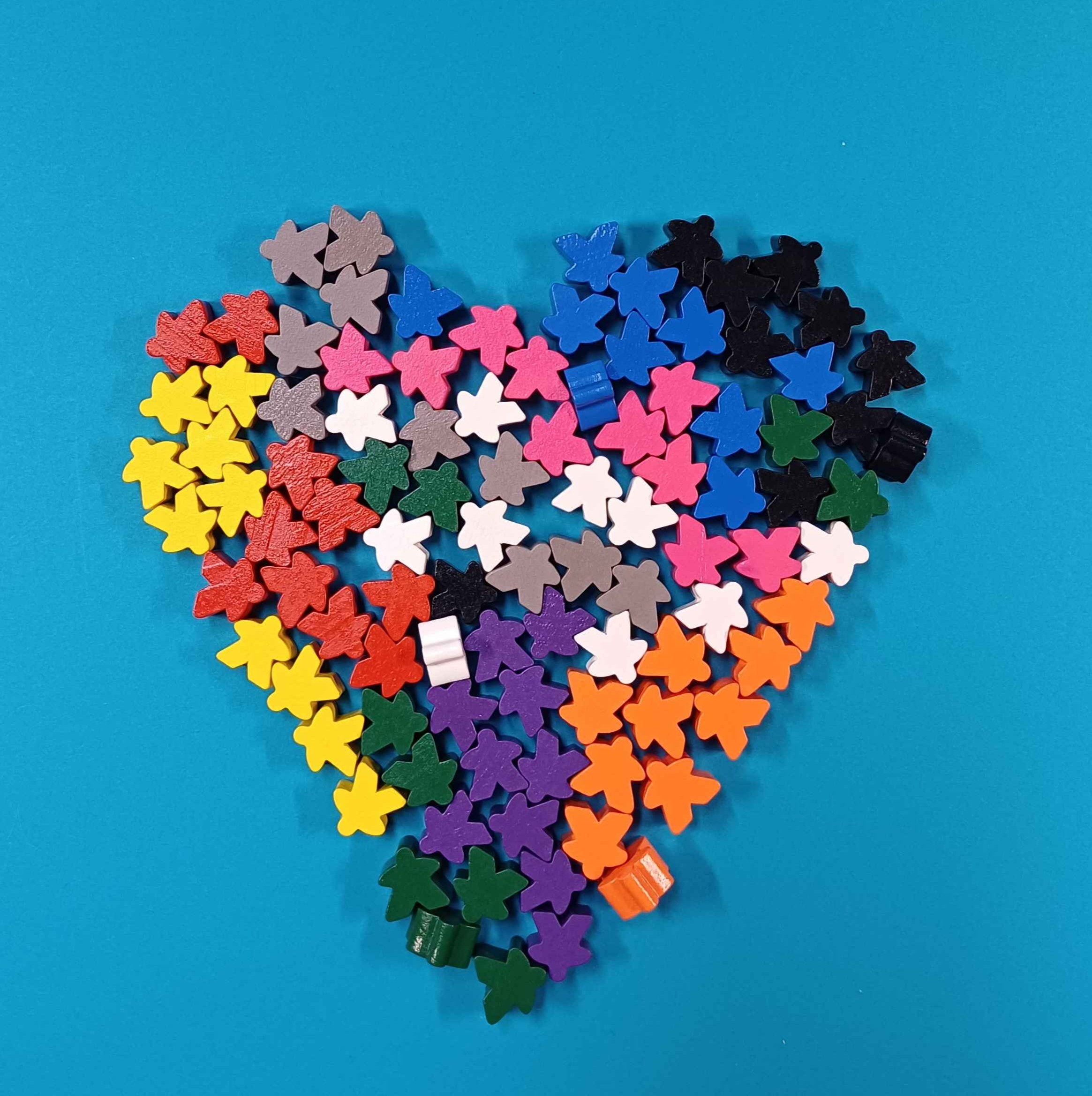 Nooblinge – bunte Spielfiguren für Brettspiele - 10 Stück