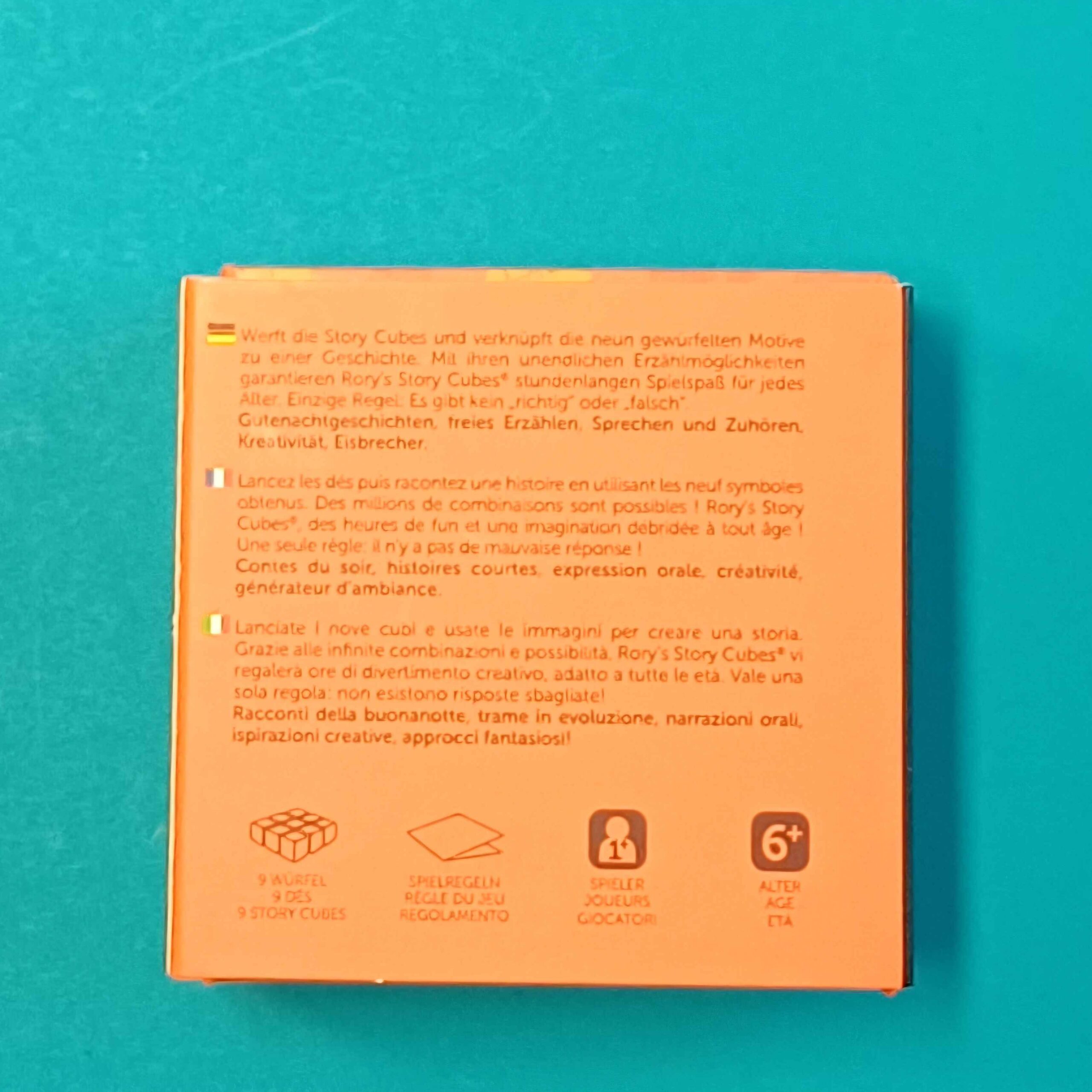 Rory’s Story Cubes (Classic) - vollständig (Würfel unbenutzt) – Bild 2