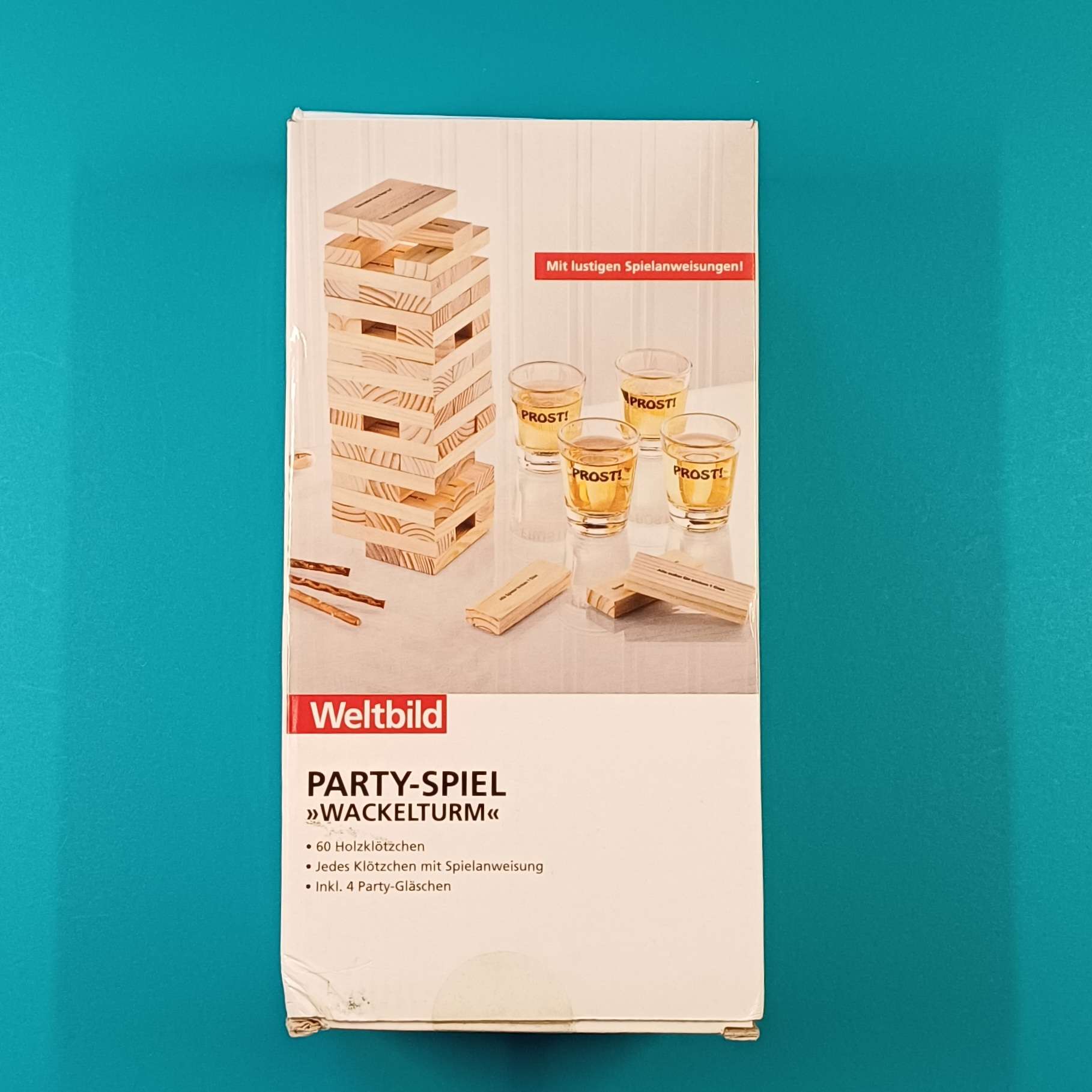 Wackelturm Partyspiel – vollständig – guter Zustand