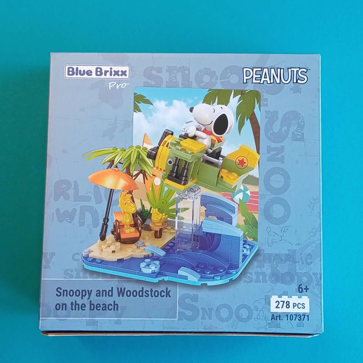 BlueBrixx-Pro – Snoopy and Woodstock on the beach – Nr. 107371 – 278 Teile