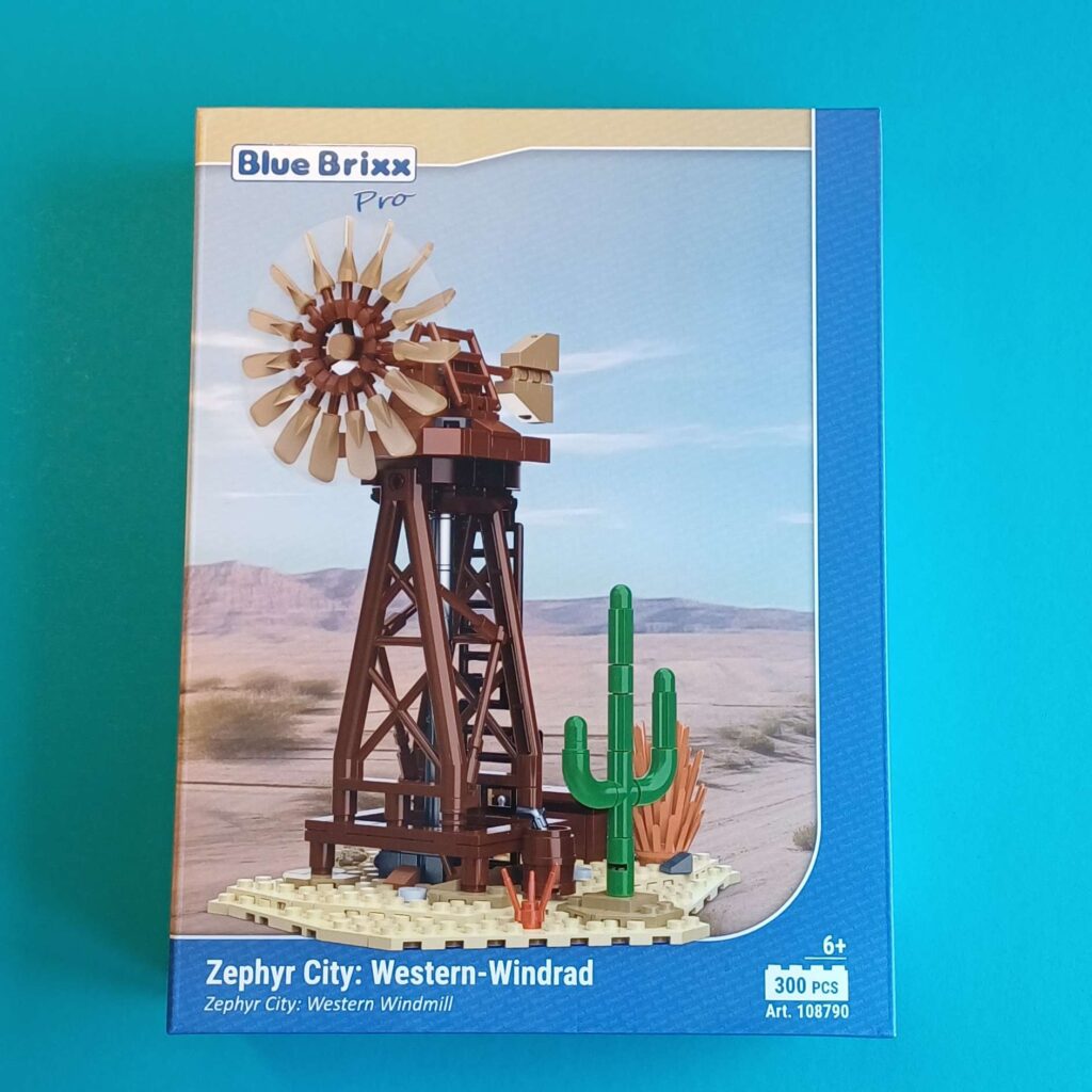BlueBrixx-Pro – Zephyr City: Western-Windrad – Nr. 108790 – 300 Teile