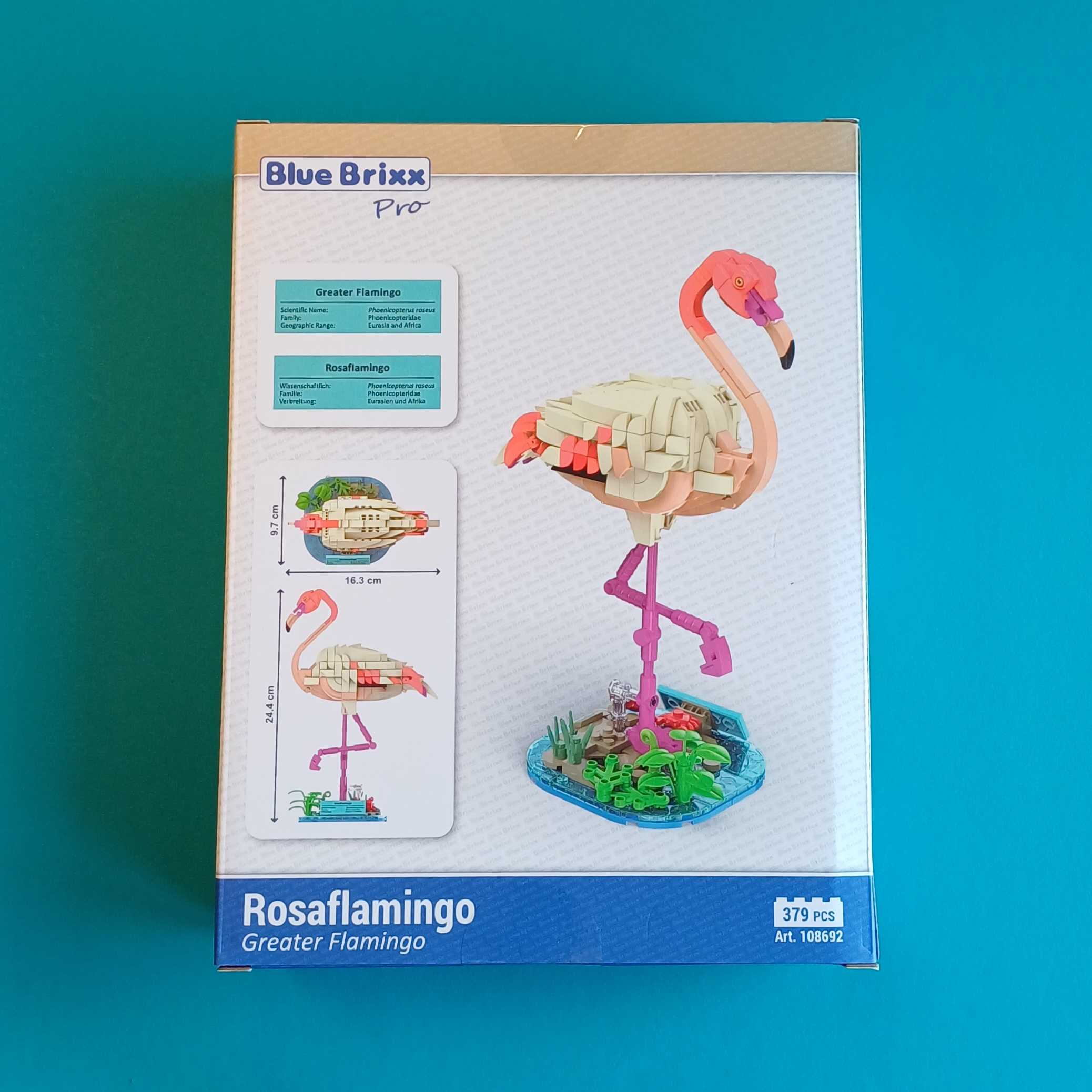 BlueBrixx-Special – Rosaflamingo – Nr. 108692 – 379 Teile – Bild 2