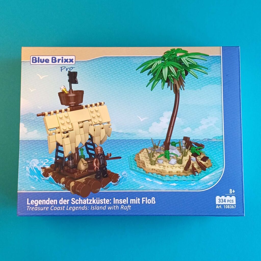BlueBrixx-Pro – Legenden der Schatzküste: Insel mit Floß – Nr. 108367 – 276 Teile