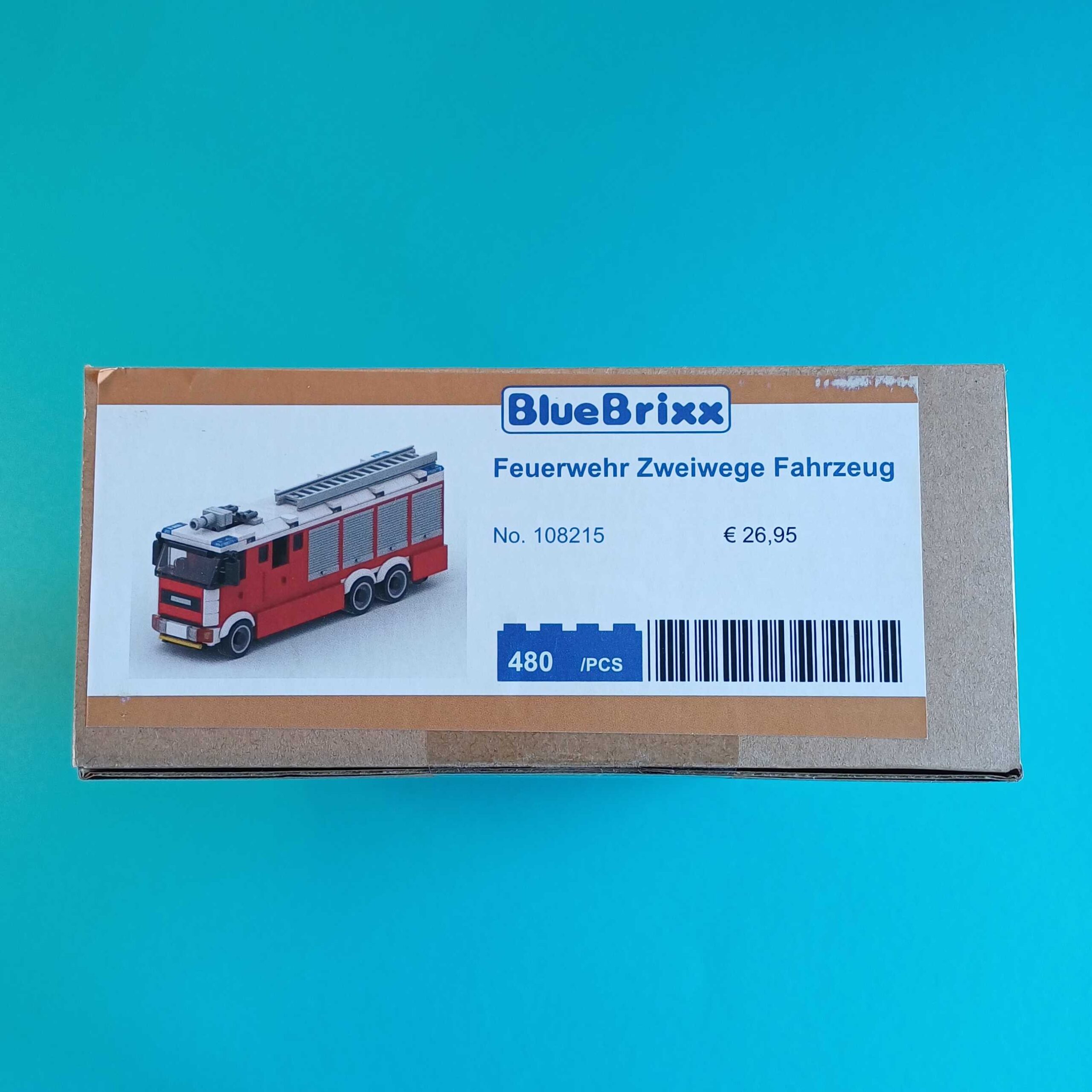 BlueBrixx-Special – Feuerwehr Zweiwege-Fahrzeug – Nr. 108215 – 480 Teile – Bild 2