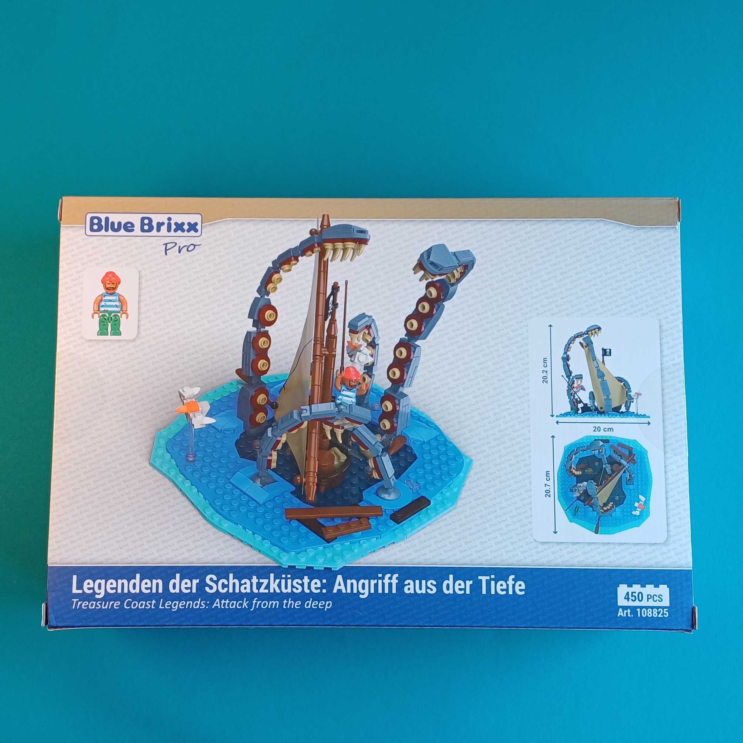 BlueBrixx-Pro – Legenden der Schatzküste: Angriff aus der Tiefe – Nr. 108825 – 450 Teile – Bild 2
