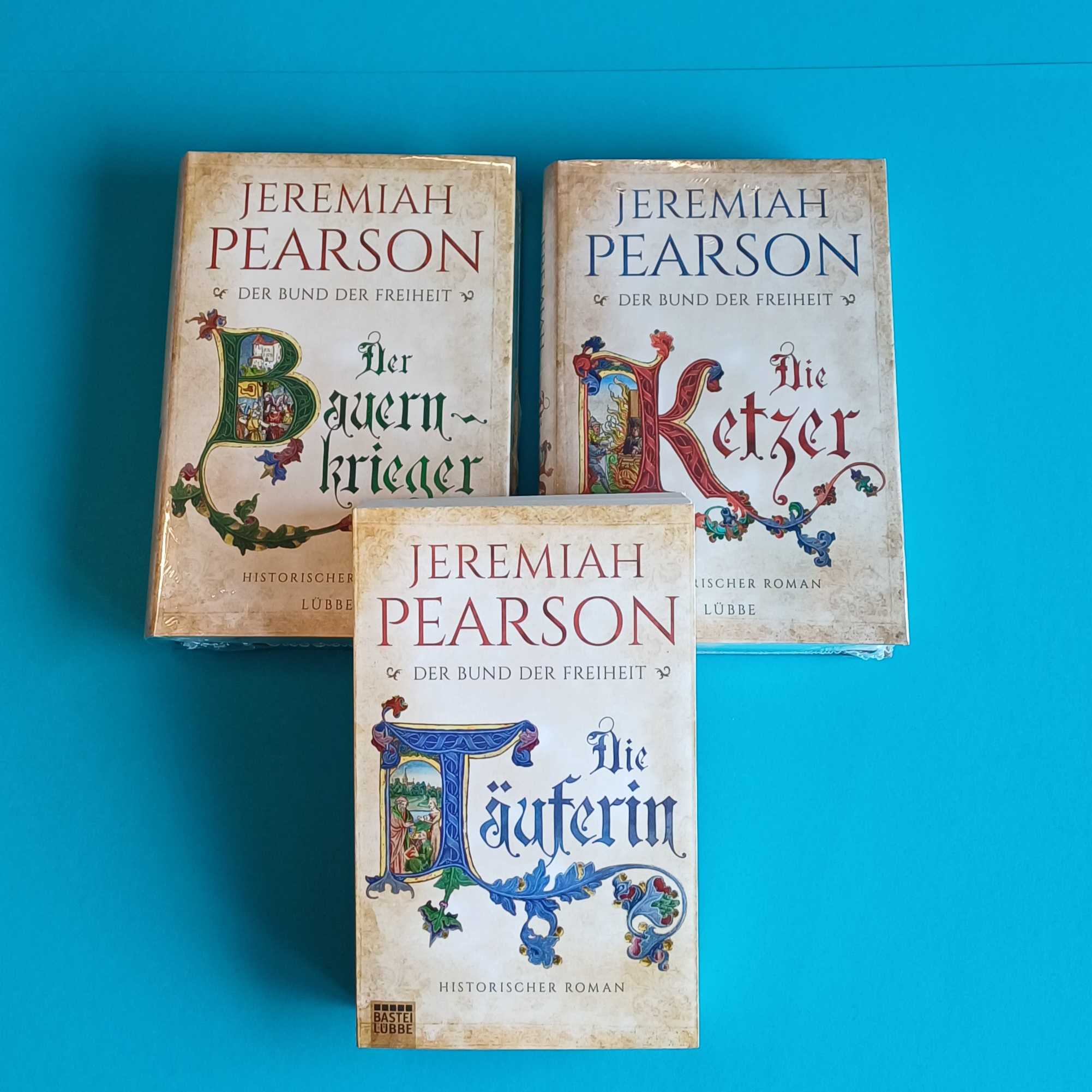 Jeremiah Pearson – Der Bund der Freiheit (3 Bücher: Die Täuferin, Die Ketzer, Der Bauernkrieger) – Bild 2