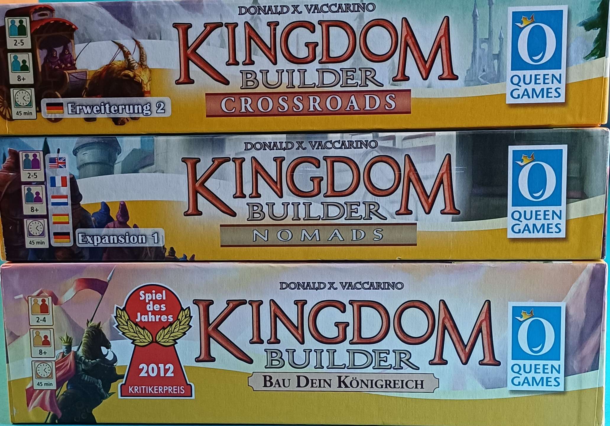 Kingdom Builder - Bundle – Grundspiel + Erweiterungen: Nomads + Crossroads – Bild 2
