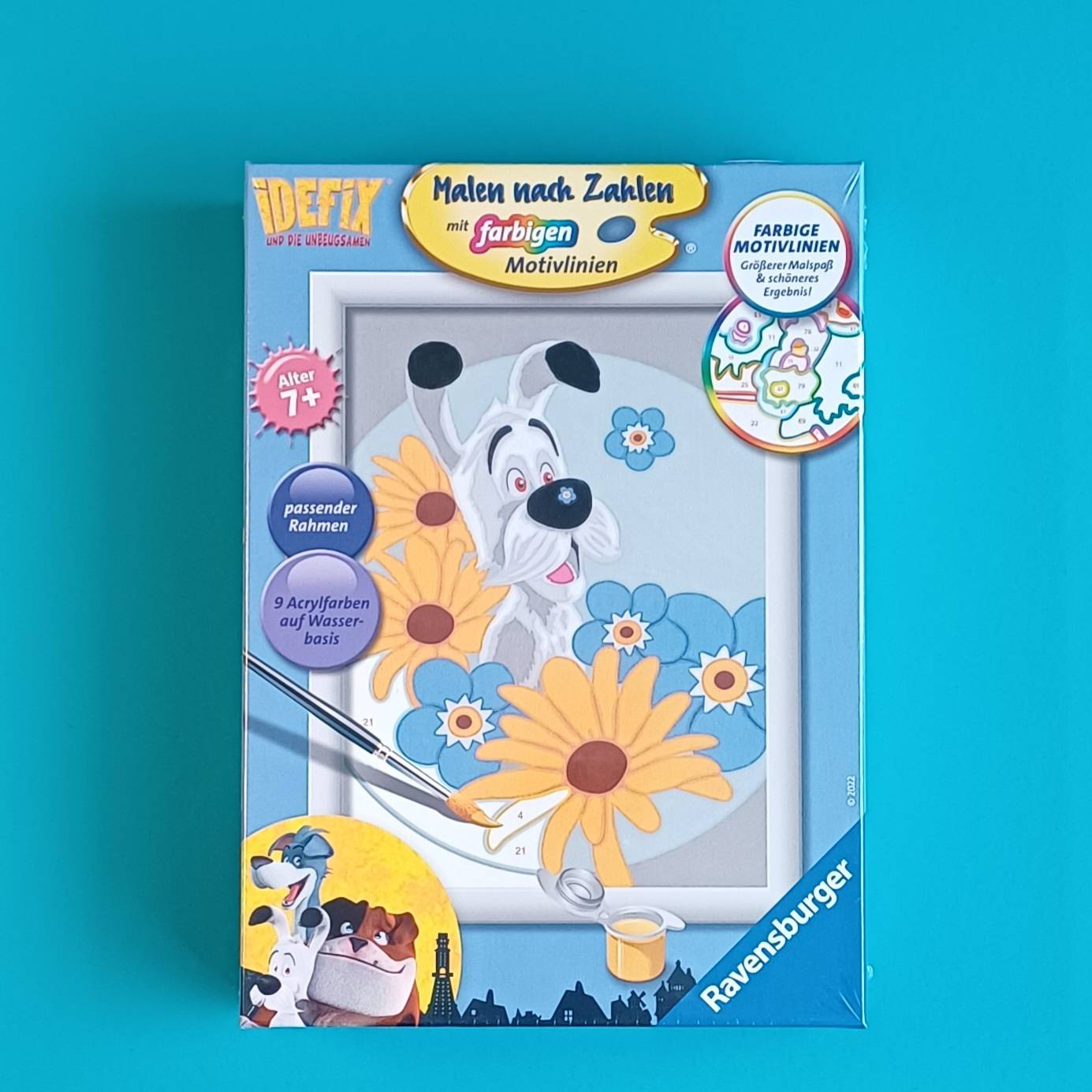 Malen nach Zahlen – Mutiger Idefix