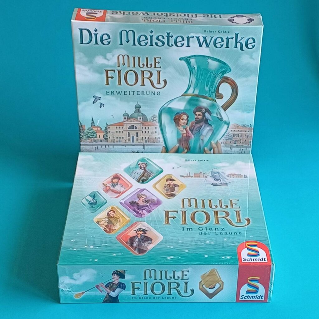 Mille Fiori Grundspiel + Erweiterung "Die Meisterwerke" – Bundle