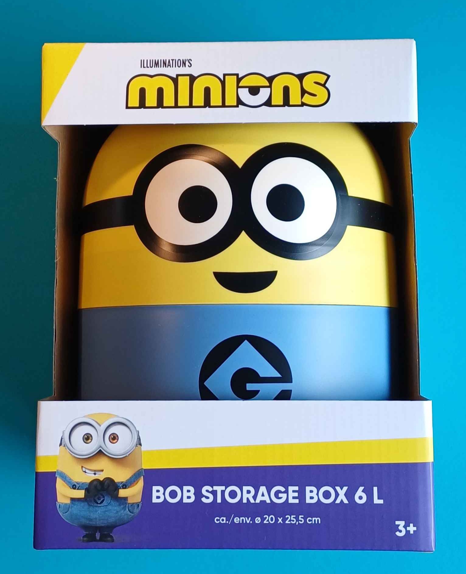 Keeeper Minions Bob Storage Box 6 L – Aufbewahrungsbox für Spielzeug