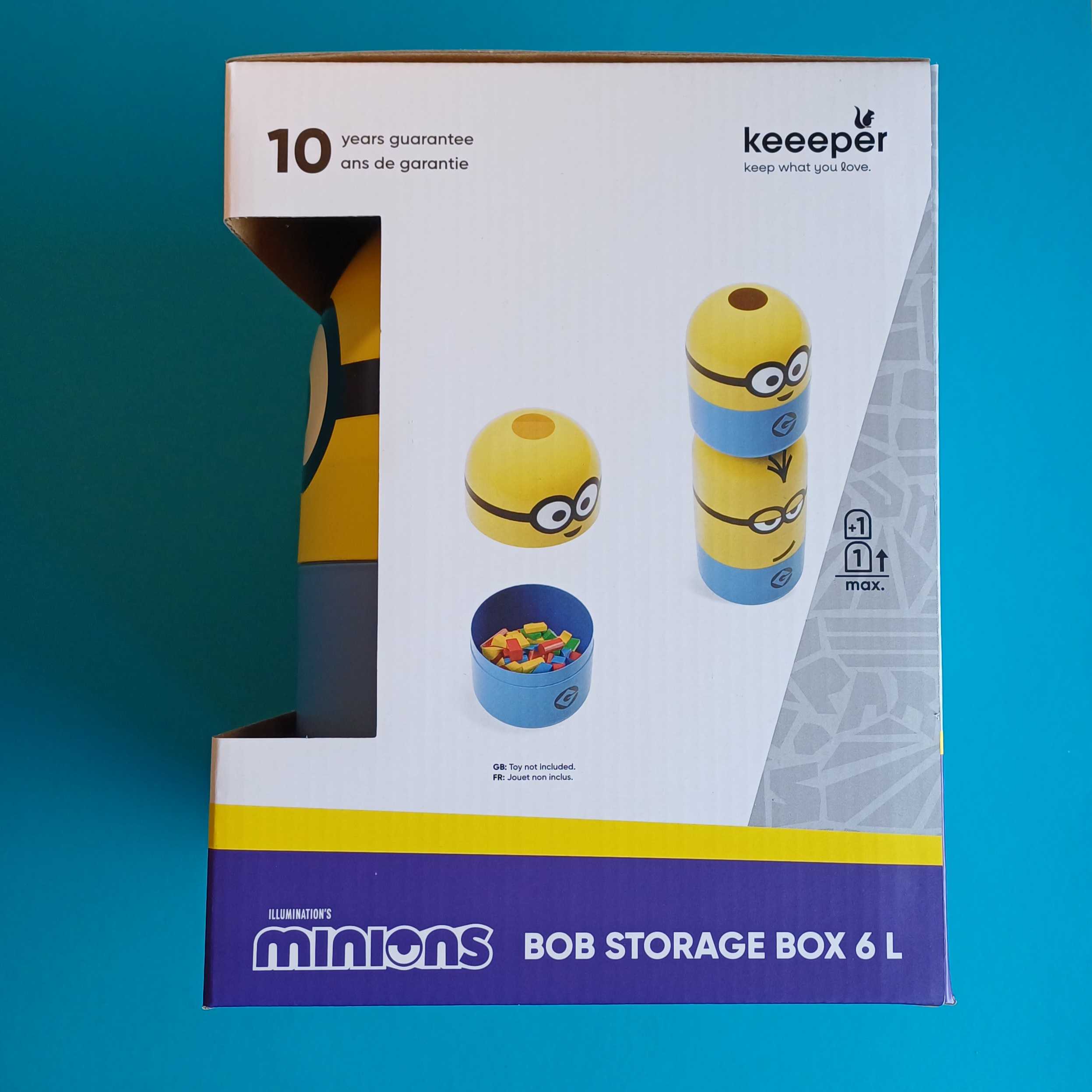 Keeeper Minions Bob Storage Box 6 L – Aufbewahrungsbox für Spielzeug – Bild 3