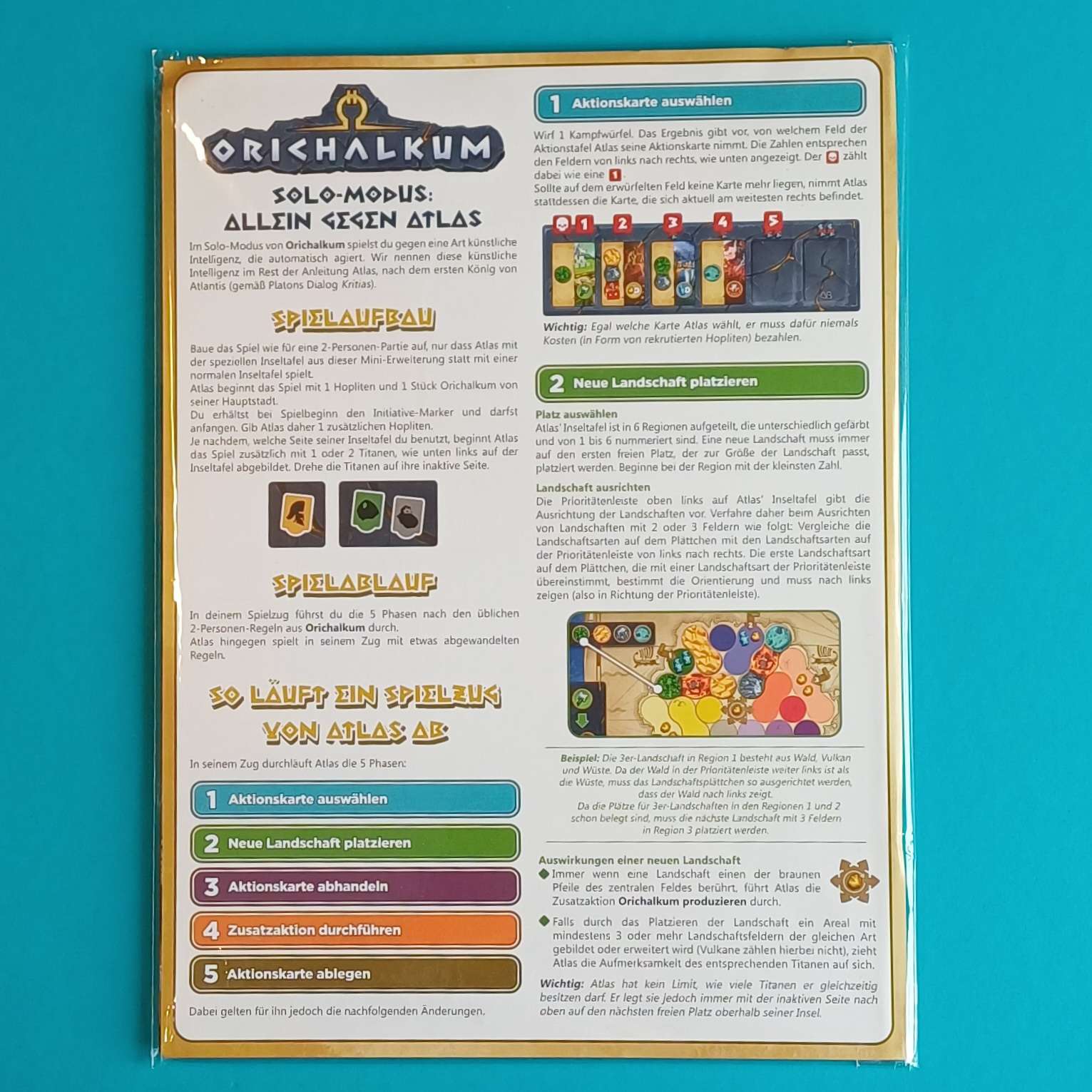 Orichalkum + Mini-Erweiterung Solo-Modus Allein gegen Atlas - Bundle – Bild 5