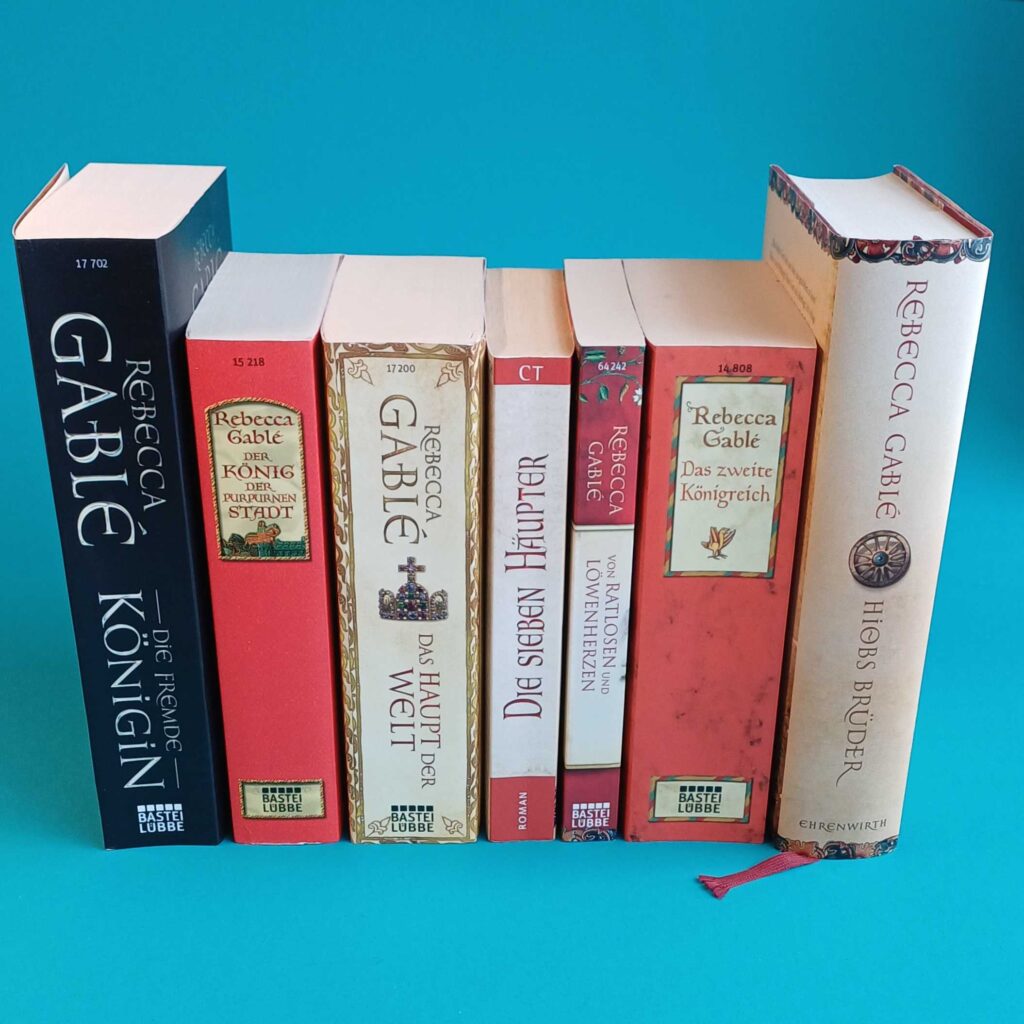 Rebecca Gablé – Buchbundle (gemischte Sammlung) – 7 Bücher