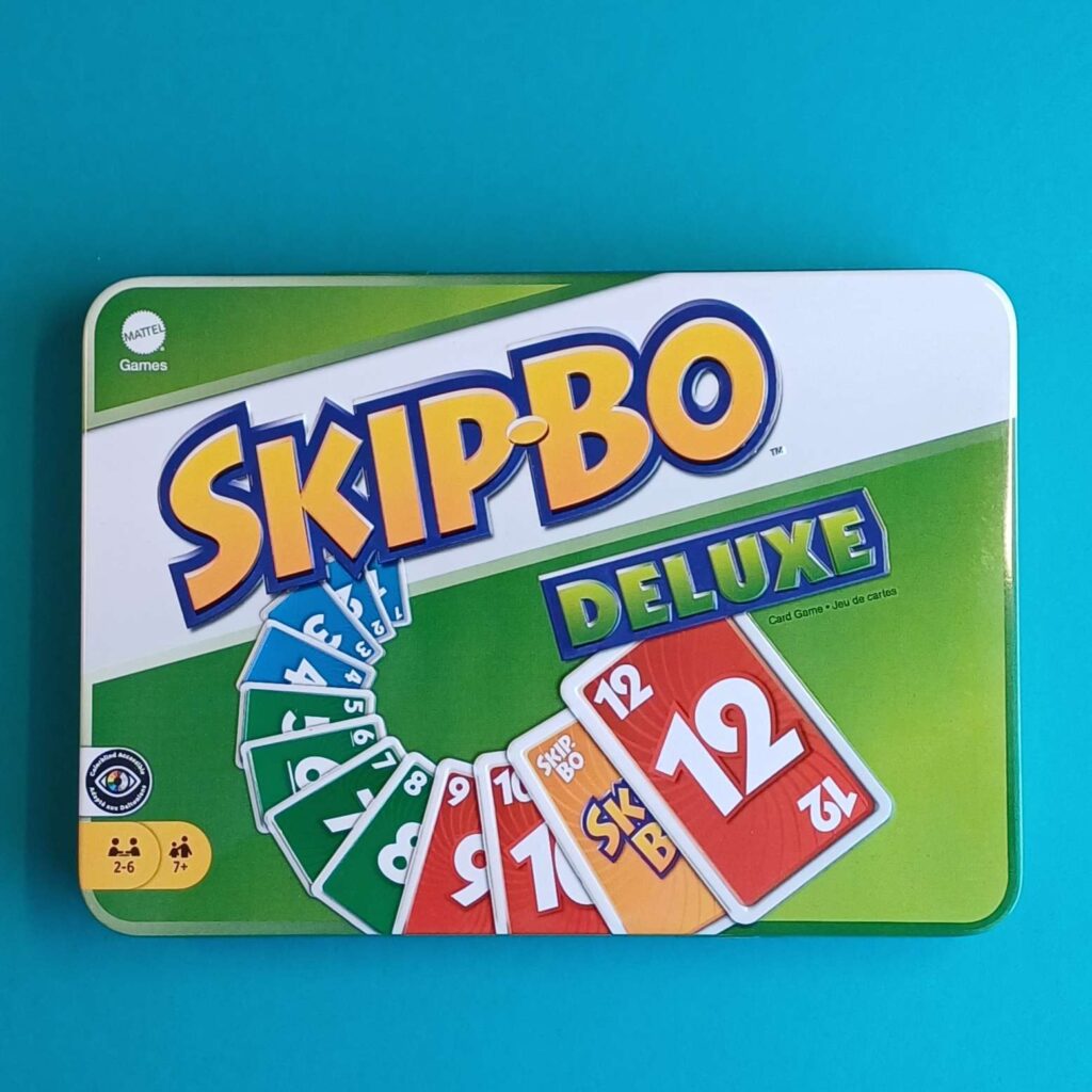Skip-Bo Deluxe — Metallbox