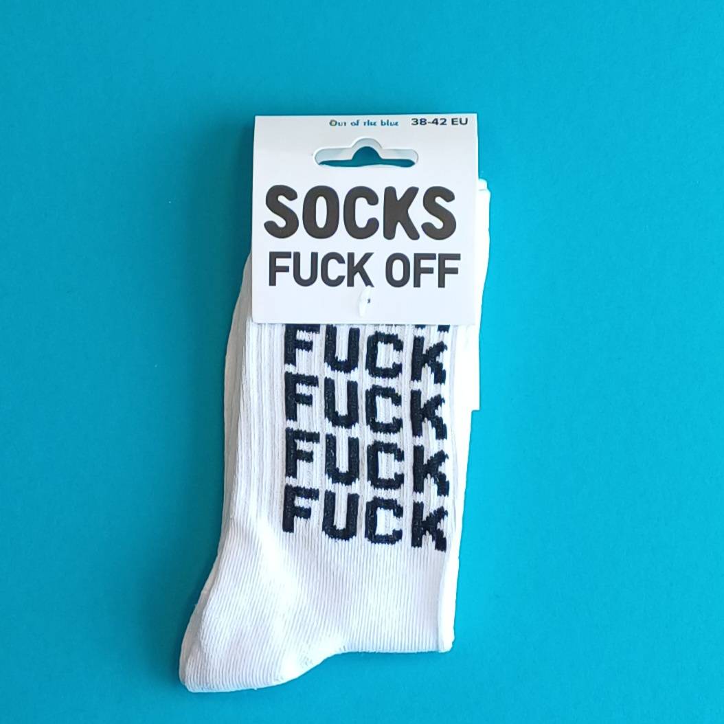 Socken „Fuck Off“ – Statement Socken – Größe 38–42