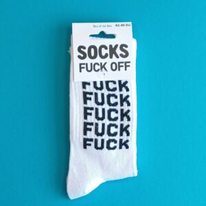 Socken „Fuck Off“ – Statement Socken – Größe 42–46