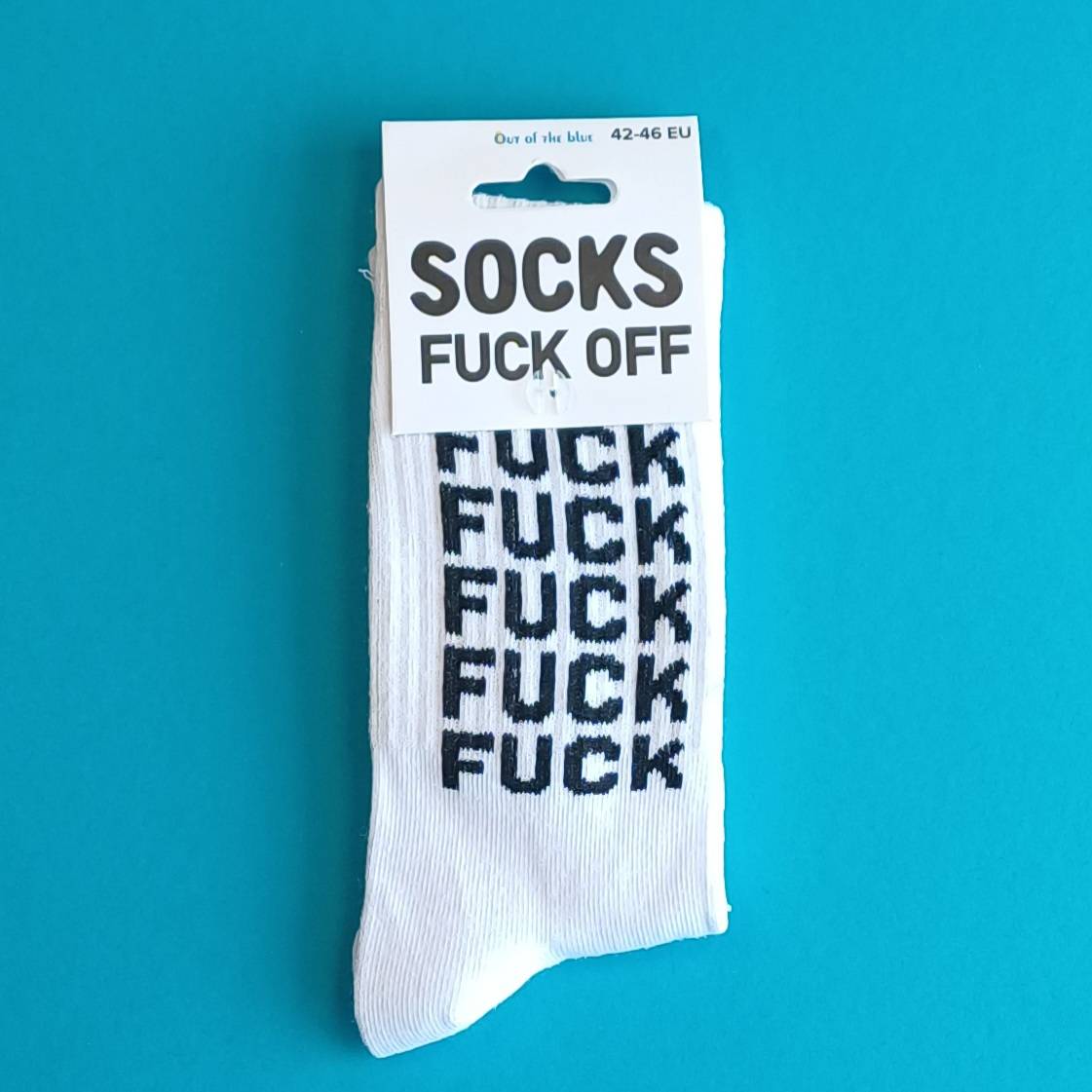 Socken „Fuck Off“ – Statement Socken – Größe 42–46