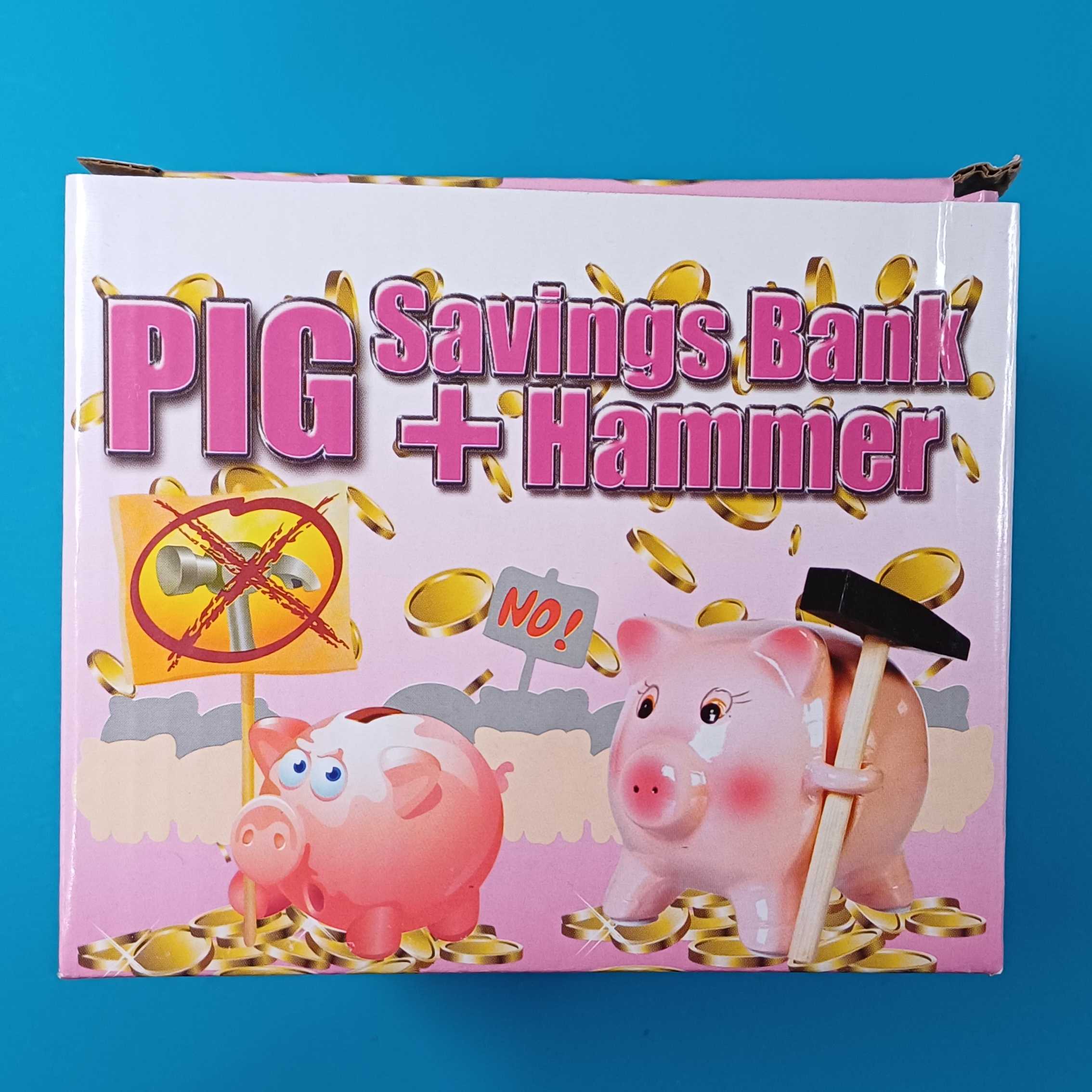 Sparschwein mit Hammer – Bild 3