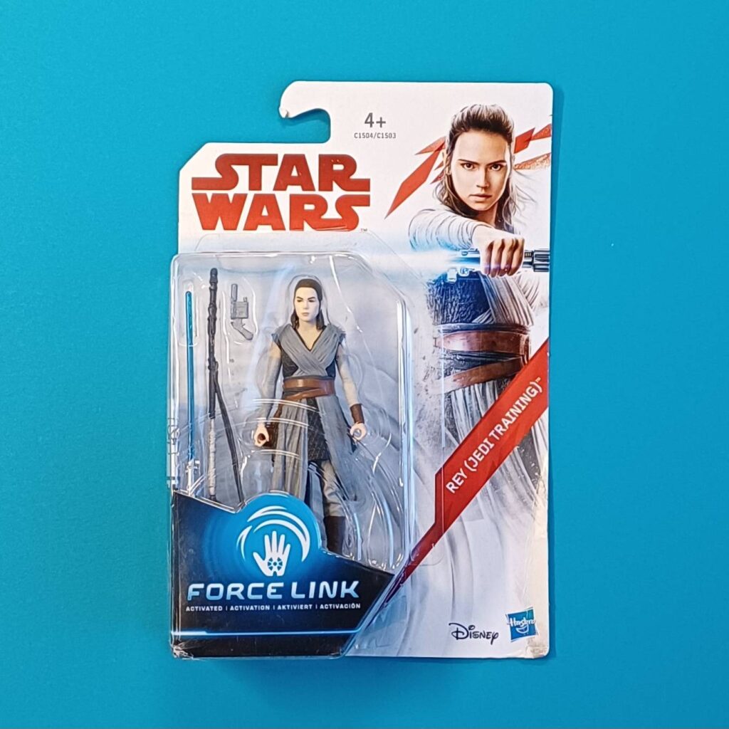 Star Wars Actionfigur Rey (Jakku) – Force Link – ca. 10 cm