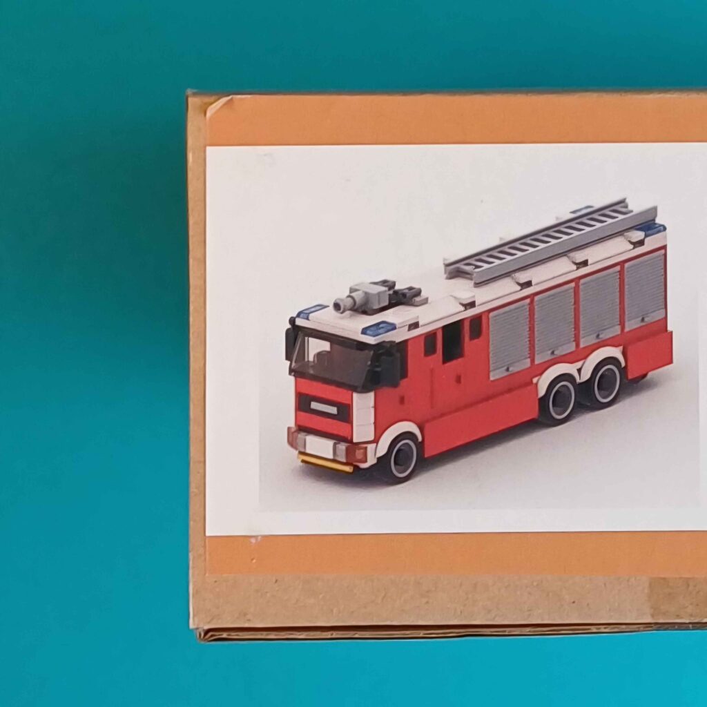 BlueBrixx-Special – Feuerwehr Zweiwege-Fahrzeug – Nr. 108215 – 480 Teile