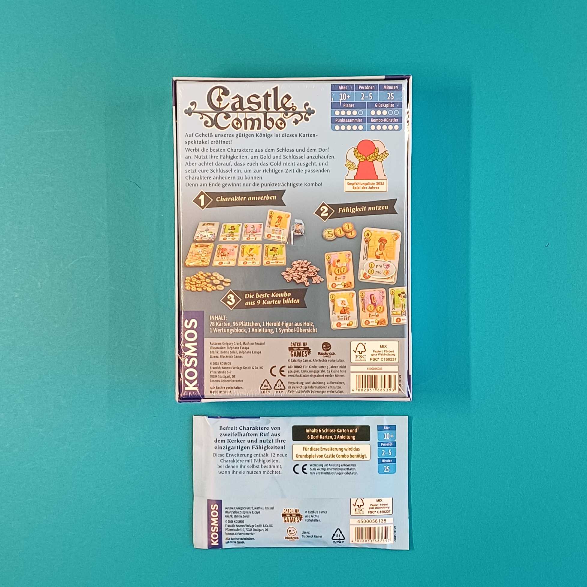 Castle Combo – Grundspiel + Erweiterung Zwielichtige Gestalten – Bild 2