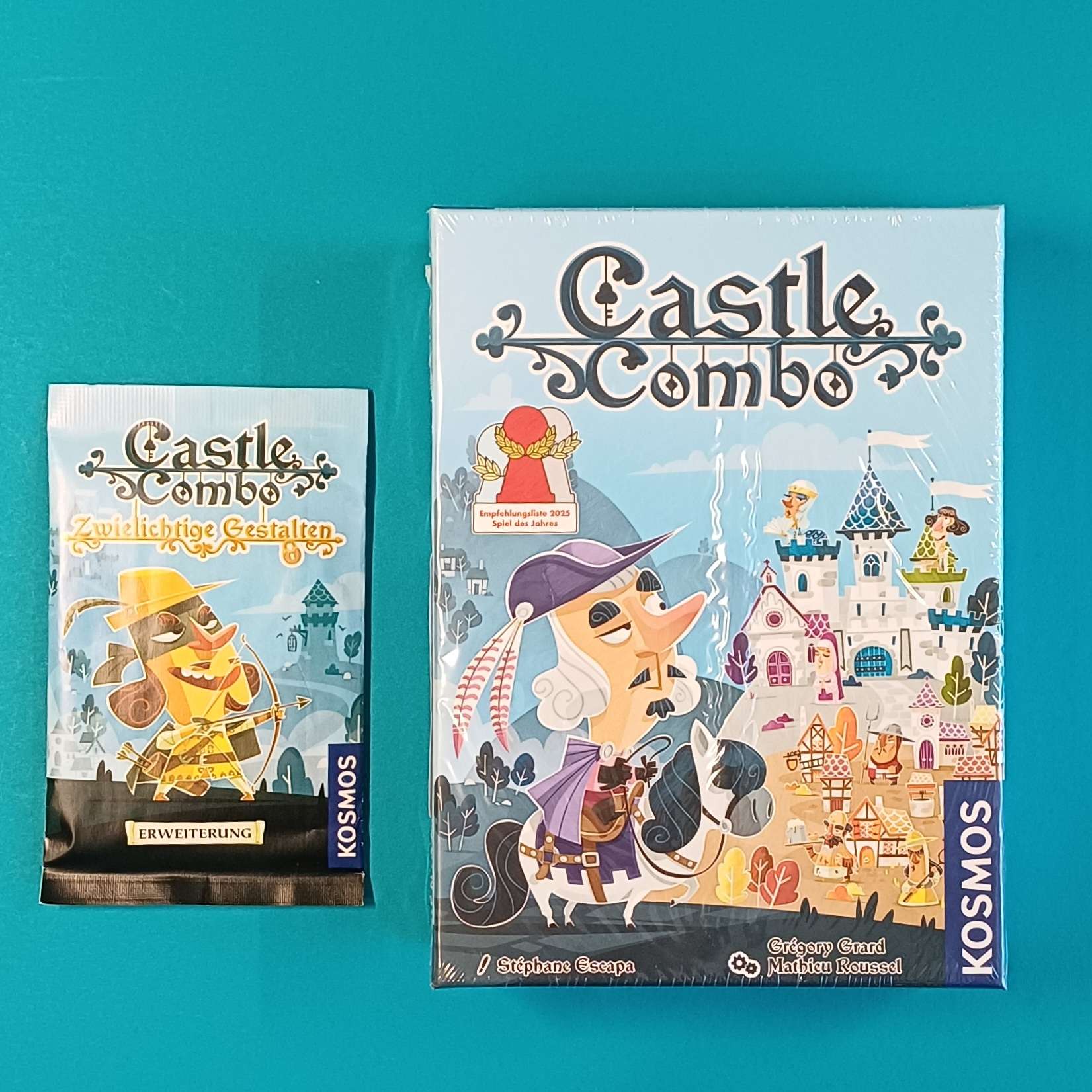 Castle Combo – Grundspiel + Erweiterung Zwielichtige Gestalten