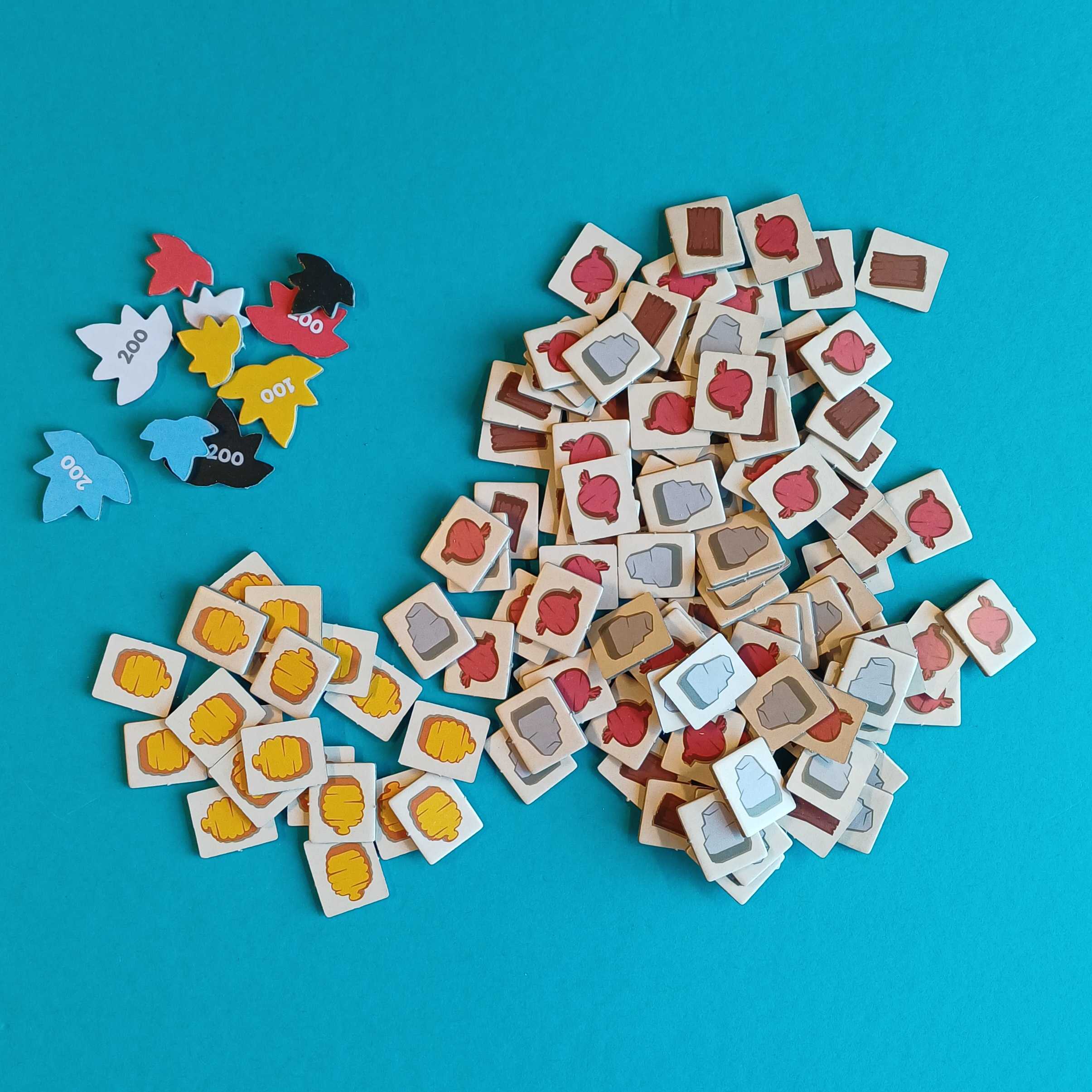 Emberleaf – Ersatzmaterial Ressourcen & Punktemarker