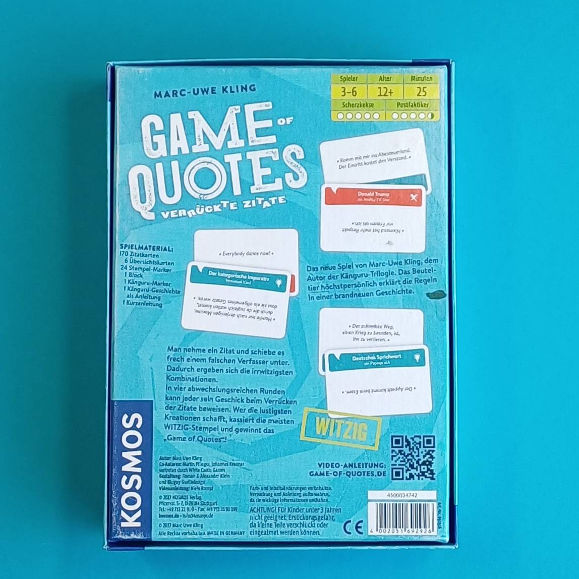 Game of Quotes – Verrückte Zitate – Bild 2