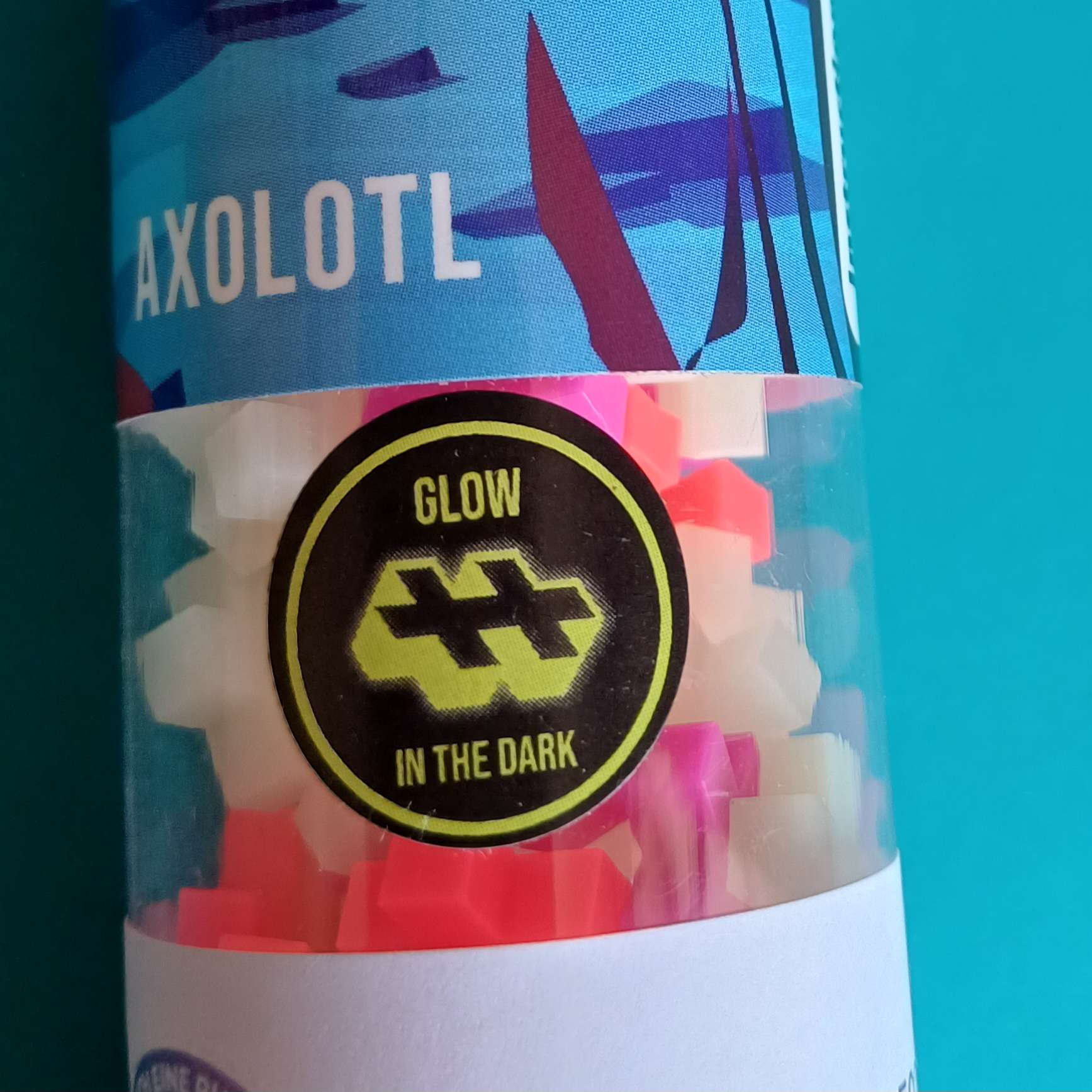 Plus-Plus Axolotl – Glow in the Dark – 100 Kreative Bausteine – Bild 6