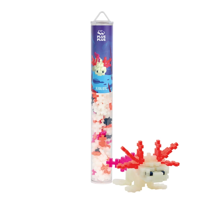 Plus-Plus Axolotl – Glow in the Dark – 100 Kreative Bausteine – Bild 2