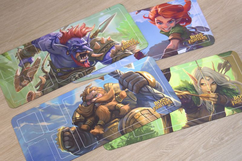 Boss Fighters QR Spielmatten (4 Stück) – Bild 2