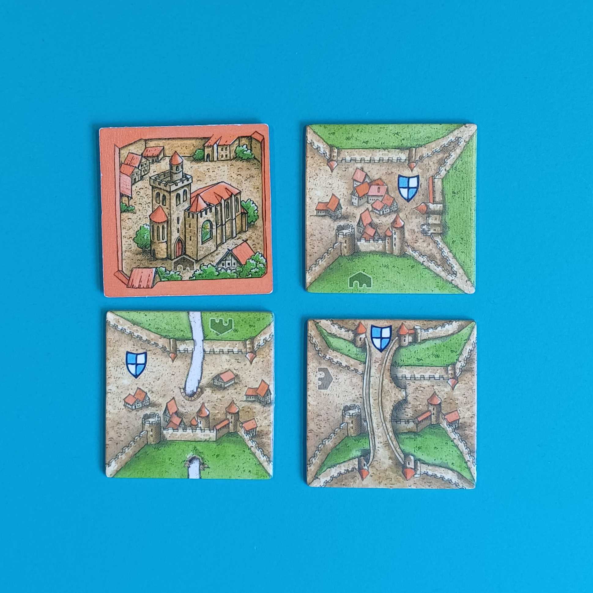 Carcassonne – Abtei und Bürgermeister – 5. Erweiterung – altes Design – Bild 5